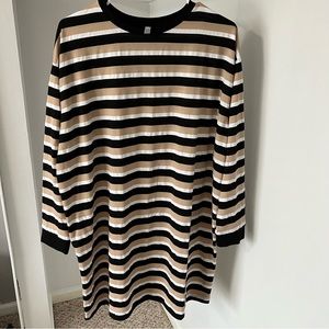 Striped T Shirt Dress